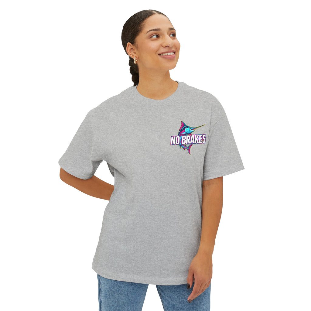 No Brakes Rainbow Swordfish Logo T-Shirt – Signature Front Hit Edition