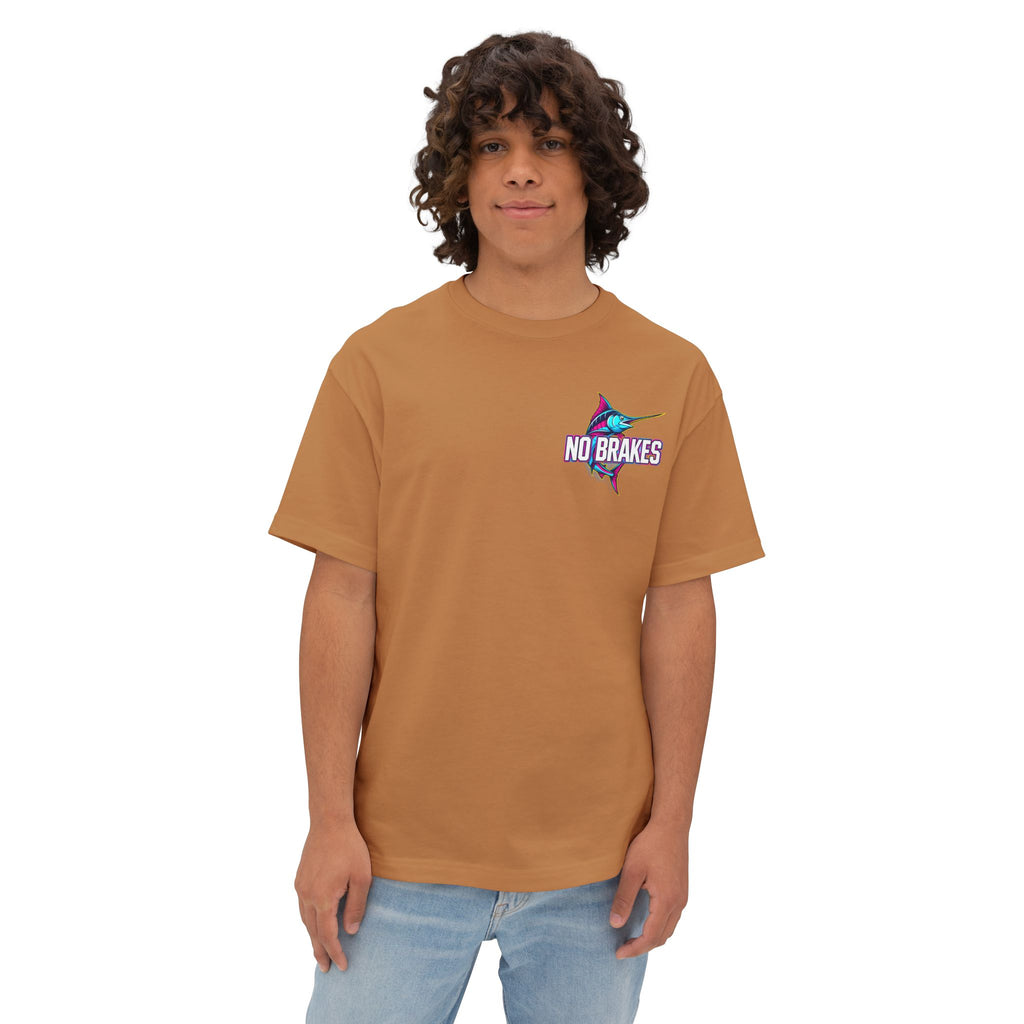 No Brakes Rainbow Swordfish Logo T-Shirt – Signature Front Hit Edition